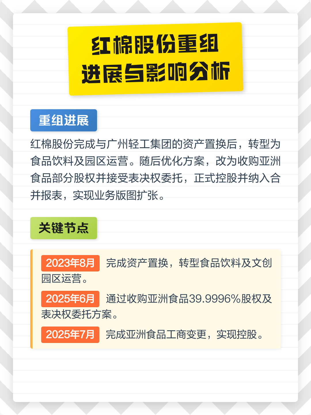 广州市食品资产重组(食品资产重组案例)